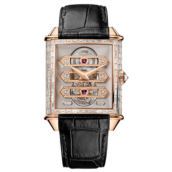 Review Replica Girard-Perregaux VINTAGE 1945 TOURBILLON WITH THREE GOLD BRIDGES 99880B52H00A-BA6A watch